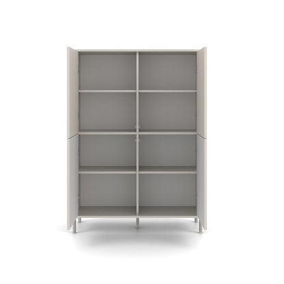 Kast – Opbergkast – Dressoir – Kastenmeubel – Slanke Kast 103,5 cm – Cashmere Kleur – TIP-ON Deuren – Handgreeploos Openen