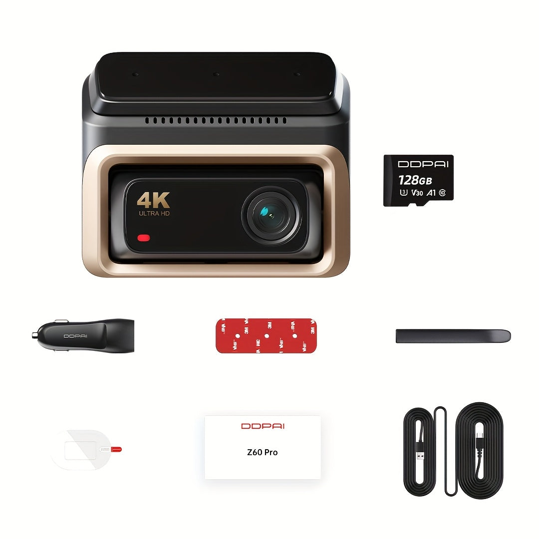 Dashcam – Auto Camera – Voorruitcamera – Wifi Dashboard Camera – Beveiligingscamera – 4K Resolutie – G-Sensor Detectie