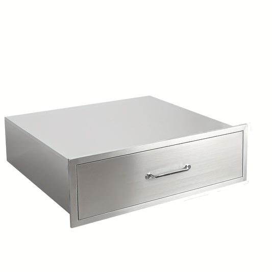 Keukenwandkastlade RVS – Keukenlade – Opberglade – Keukenkastlade – Lade Onder Kast – Ruimtebesparend – Water- En Krasbestendig – 76,2x25,4x58,42 cm – Soepel Glijsysteem – Eenvoudige Installatie