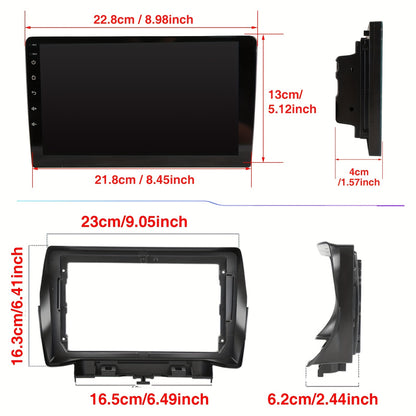 Android 14 Autoradio – Auto Stereo – Multimedia Systeem – Navigatie Systeem – Touchscreen Radio – 9 Inch HD Touchscreen – Quad-Core Processor – GPS Navigatie Met Achteruitrijcamera – 1+32GB Variant