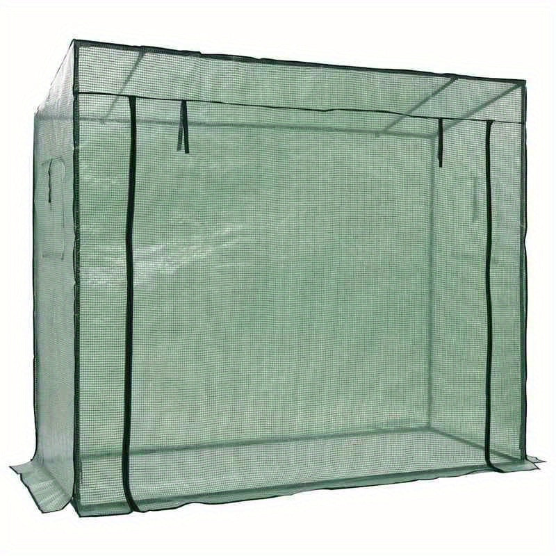 Kweekkas – Kas – Groentekas – Plantenkas – Serre – Walk-in Kasje Groen – Draagbaar Ontwerp – Dubbel Metaal Frame