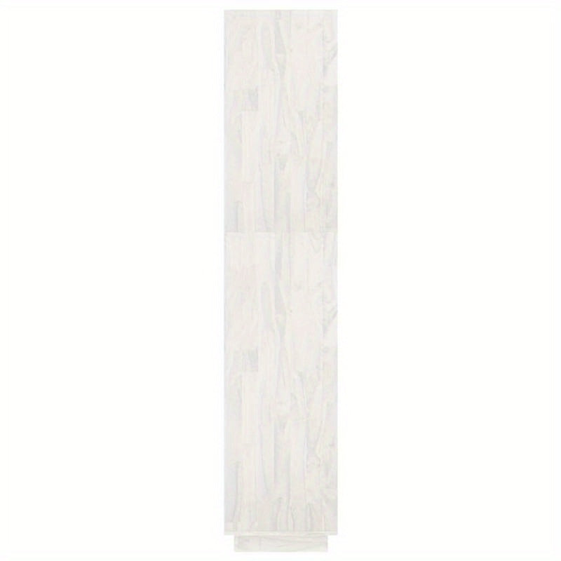 Bookshelf/Room Divider 80X35X167 Cm Made of Solid Pine Wood in White