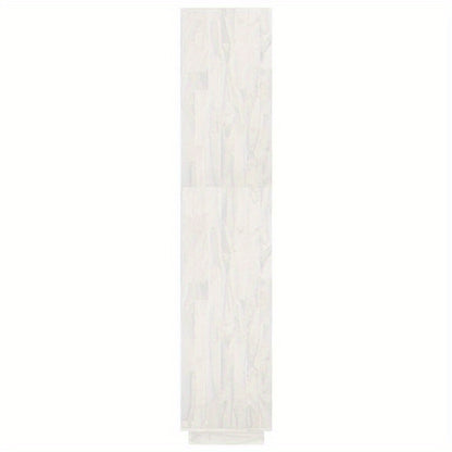 Bookshelf/Room Divider 80X35X167 Cm Made of Solid Pine Wood in White