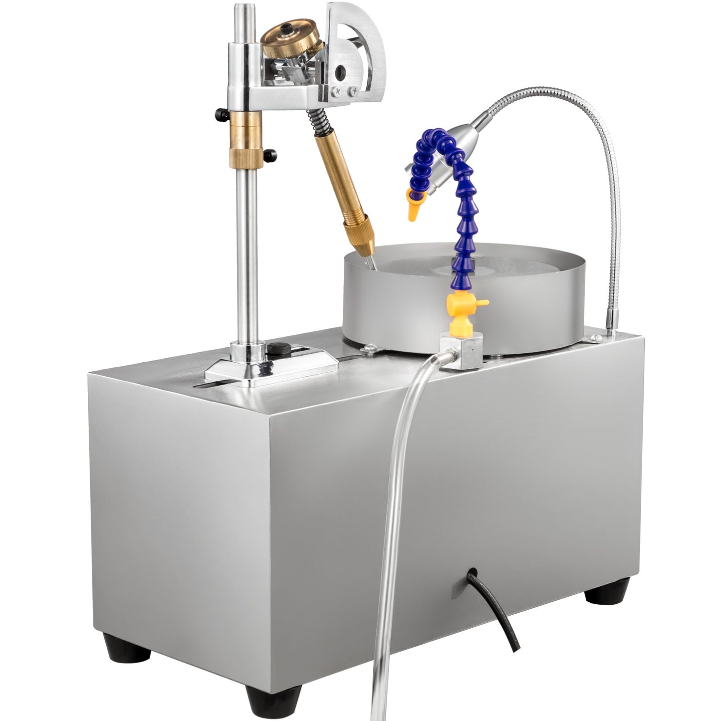 Slijpmachine Edelstenen – Sieradenslijper – Steenpolijstmachine – Lapidair Machine – Juweliersapparaat – Roestvrij Staal – 180W Motor Met Waterpomp