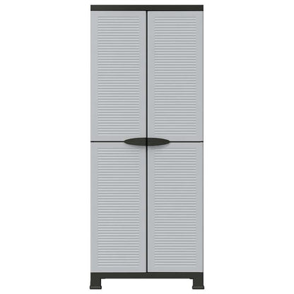 Opbergkast – Plastic Kastje – Buitenopslag – Buitenmeubel – Opbergbak – Weerbestendig Kunststof – Compact 68x39x171,5 cm