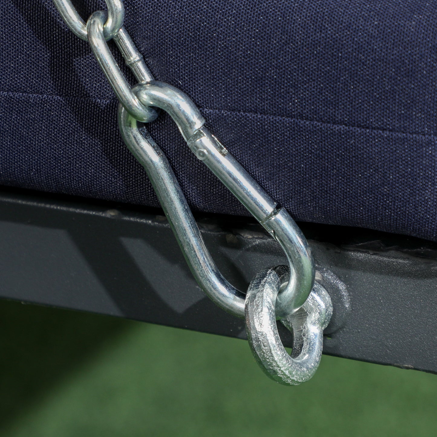 Tuinschommel – Schommelbank – Hollywood Schommel – Tuinbank – 3-Zits – Verstelbaar Zonnescherm – Weerbestendig Metalen Frame – Inclusief Comfortabele Kussens
