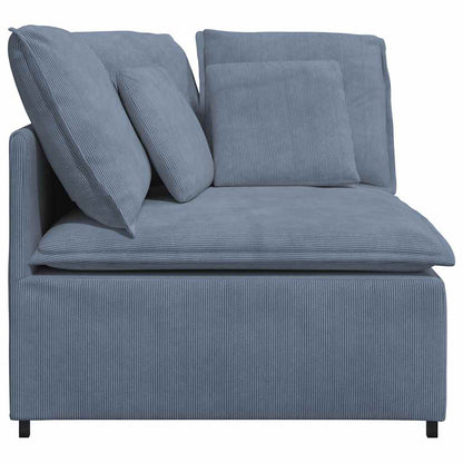Modulaire Bank – Modulair Sofa – Hoekbank – Loungeset – Zitzak – Corduroy Stof – Met Metalen Frame – Flexibel Ontwerp