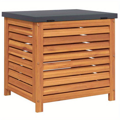 Gartenbox – Tuinkist – Opbergbox – Tuinkistje – Buitenbox – Massief Acaciahout – Weerbestendig & Duurzaam – 60 x 50 x 55 cm