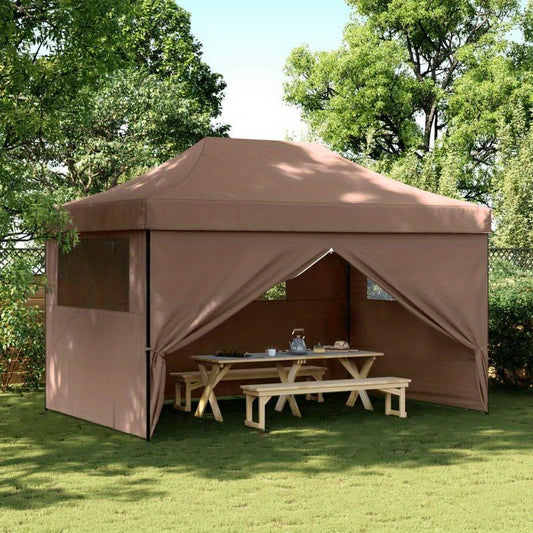 Feesttent – Partytent – Paviljoen – Tuintent – Pop-up Tent – Inklapbaar – Waterafstotend Polyester – Met 4 Zijwanden – Compact Op te Bergen