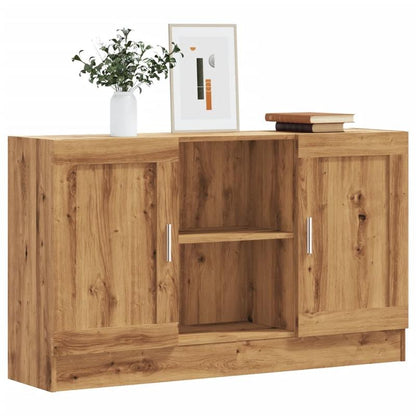 Simple Sideboard, Spacious Storage Cabinet with Display Shelf, Suitable for Kitchen, Living Room, Stylish Furniture, Provides Additional Storage Space And Home Decoration, Ensures Safety. Dresser 120X30.5X70 Cm Worked Artisan