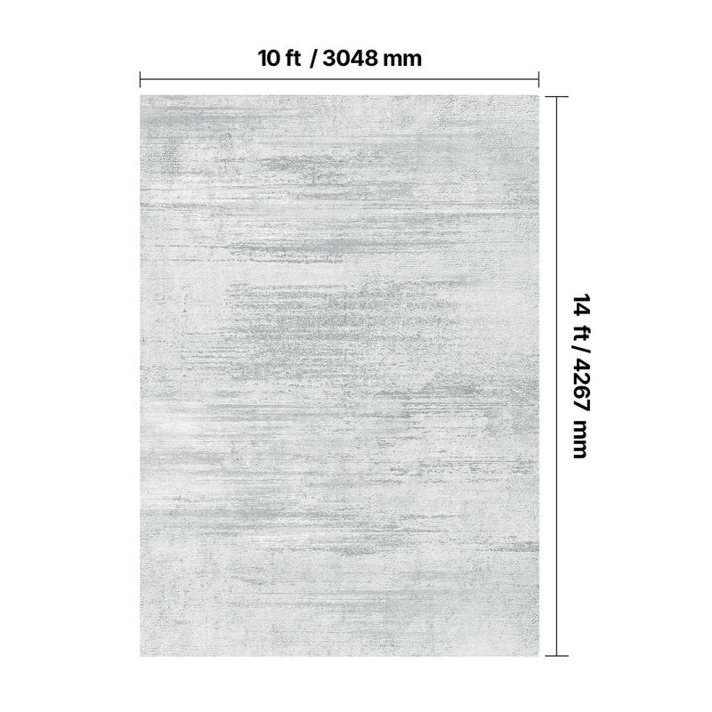 vloermat – vloerkleed – tapijt – vloerbedekking – mat – extra groot formaat – anti-slip – wasbaar – modern design – zacht grijs – zwaar en duurzaam