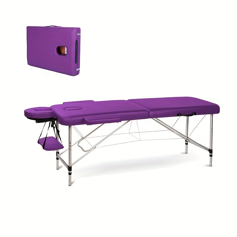 Professional Folding Massage Table Portable Adjustable Massage Bed with Carrying Case & Accessories for SPA, Salon, Home, Travel