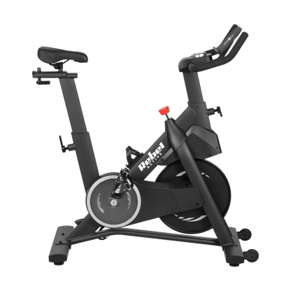 Hometrainer – Spinningfiets – Fitnessfiets – Indoorfiets – Trainfiets – Verstelbaar Zadel en Stuur – 12 kg Vliegwiel – LCD Display – Max 120 kg Belastbaar