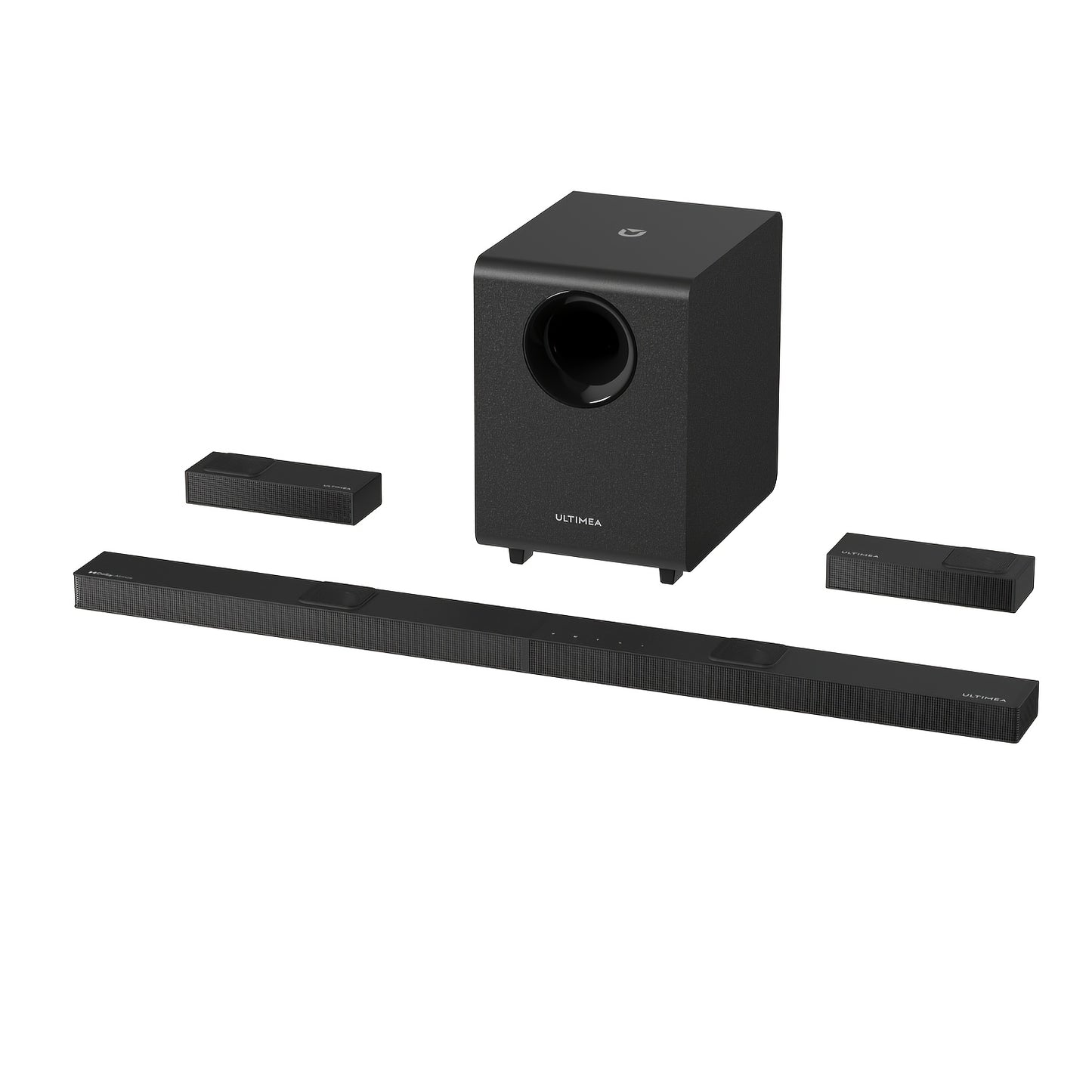 Soundbar – Home Theater Systeem – Surround Speakers – Draadloze Subwoofer – Dolby Atmos – 7.1.4 Kanaals – 740W Vermogen – 20,32 cm Draadloze Subwoofer