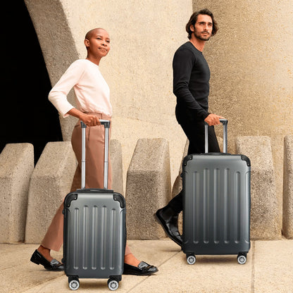 Kofferset – Reiskoffers – Trolley – Bagage – Harde Koffer – 3-delig Set M-L-XL – ABS Hard Shell – 360° Draaibare Wielen & TSA Combinatieslot