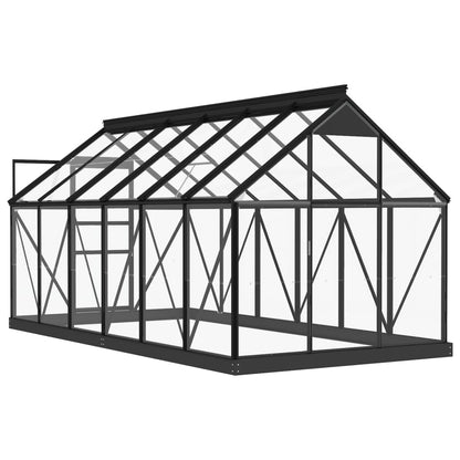 Kaskas – Serre – Plantkas – Groeikas – Tuinkas – Aluminium Frame – UV-bestendig Glas – 155x298x191 cm