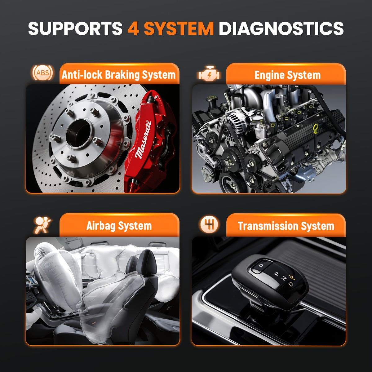 OBD2 Scanner – Draadloze Auto Diagnose Scanner – Autodiagnose Tool – Foutcode Uitlezer – Auto Scanner – 15+ Resetfuncties – WiFi Levenslange Updates