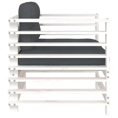 Tuinstoelen – Tuinstoel Set – Buitenstoel – Houten Stoel – Terrasstoel – Massief Grenenhout – Inclusief Comfortabele Kussens