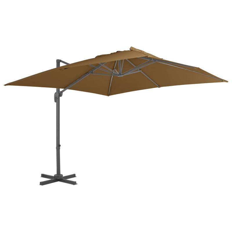 Zwevende Parasol – Hangparasol – Balkonparasol – Tuinparasol – Terrasparasol – 300x300 Cm – Aluminium Frame