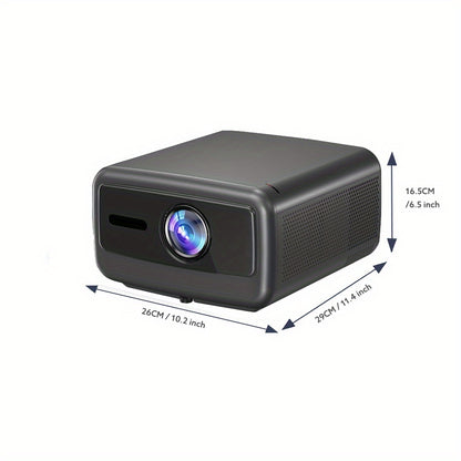 Projector – Beamer – Mini Beamer – Thuisbioscoop – Smart Projector – 3000 ANSI Lumen Helderheid – Android 12 Wifi & Bluetooth Draadloos