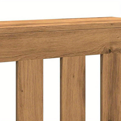Radiatorombouw – Radiatorcover – Radiatorkast – Verwarming Ombouw – Radiatorscherm – Bruin Hout – Extra Bergruimte – Vloerstaand 205x21,5x83,5 cm