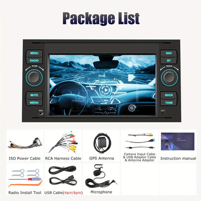 Android 14 Autoradio – Car Stereo – Multimedia Systeem – Navigatiesysteem – Audio Upgrade – 17,78 cm Touchscreen – Wireless CarPlay & Android Auto