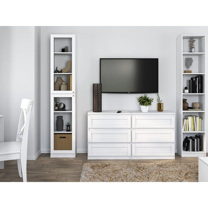 Vitrinekast – Vitrine – Glazen Kast – Displaykast – Opbergkast – 40 cm Breed – 16mm Gelamineerd Spaanplaat – 2 Glazen Deuren