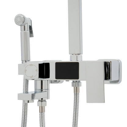 Four Water Outlet Modes Comfortable Shower Adjustable Height Range High Practicability Build to Last Shower System