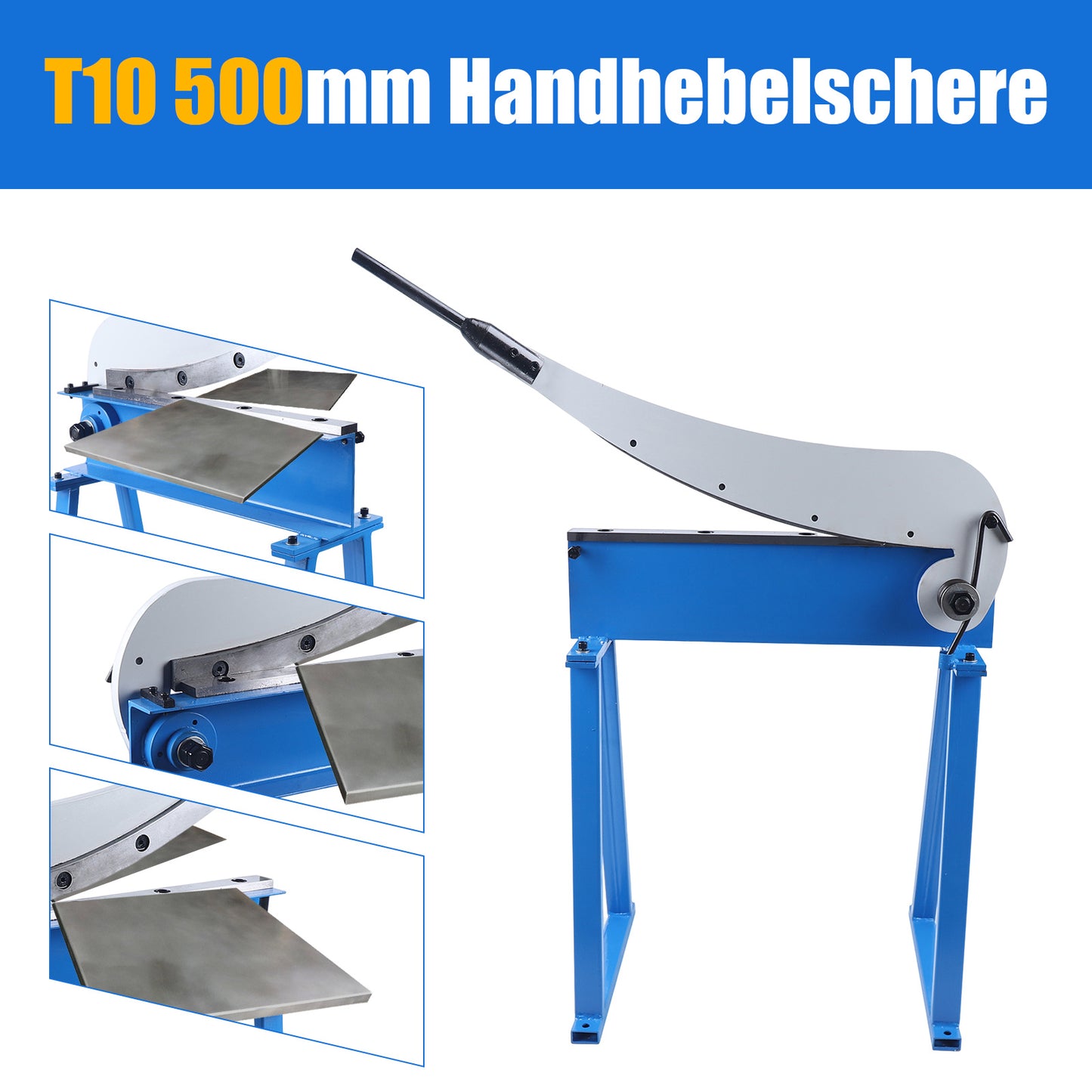 Knipschaar – Metalenschaar – Smetaalschaar – Knipgereedschap – Plaatknipper – 50 cm Lemmet – Max 1,5 mm Dikte – Ergonomische Antislip Handgreep – Roestvrij & Duurzaam
