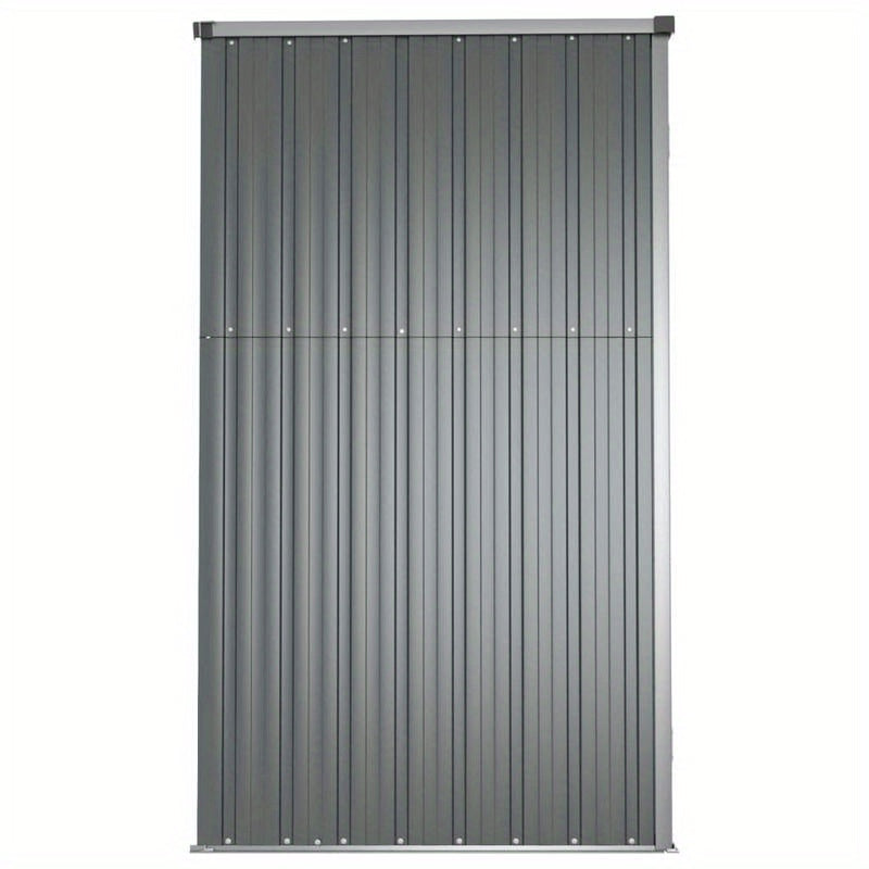 Tuinhuisje – Tuinschuur – Berging – Gereedschapsschuur – Opbergschuur – Gegalvaniseerd Staal – Afmeting 161x89x161 cm – Verplaatsbaar Grijs