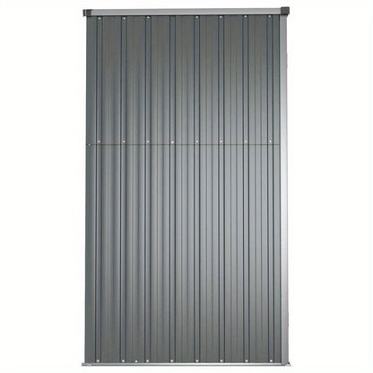Tuinhuisje – Tuinschuur – Berging – Gereedschapsschuur – Opbergschuur – Gegalvaniseerd Staal – Afmeting 161x89x161 cm – Verplaatsbaar Grijs