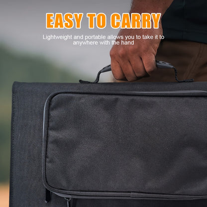 Opvouwbaar Monokristallijn Zonnepaneel – Draagbaar Zonnecelpaneel – Campingpaneel – USB Zonnepaneel – 150W Vermogen – Compact Lichtgewicht - QUORE
