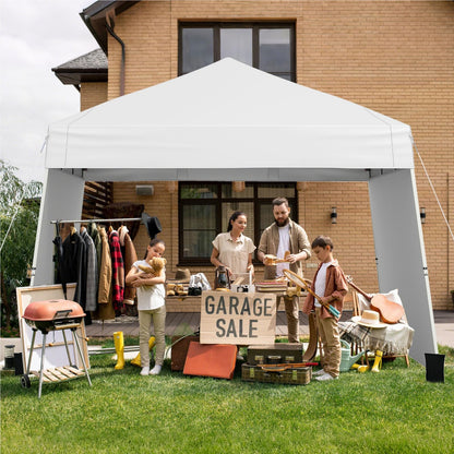 Pop-Up Paviljoen – Vouwtent – Tuinpaviljoen – Partytent – Zonnetent – 3 x 4 Meter – Hoogte Verstelbaar – UV Bescherming 50+