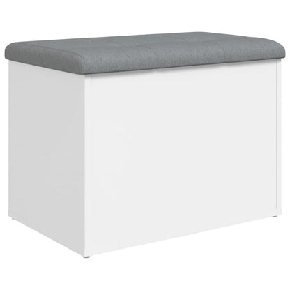 Opbergbank – Zitbank – Schoenenbank – Opbergbank – Voetenbank – Compact 62x42x45 cm – Duurzaam Houtmateriaal – Wit Design