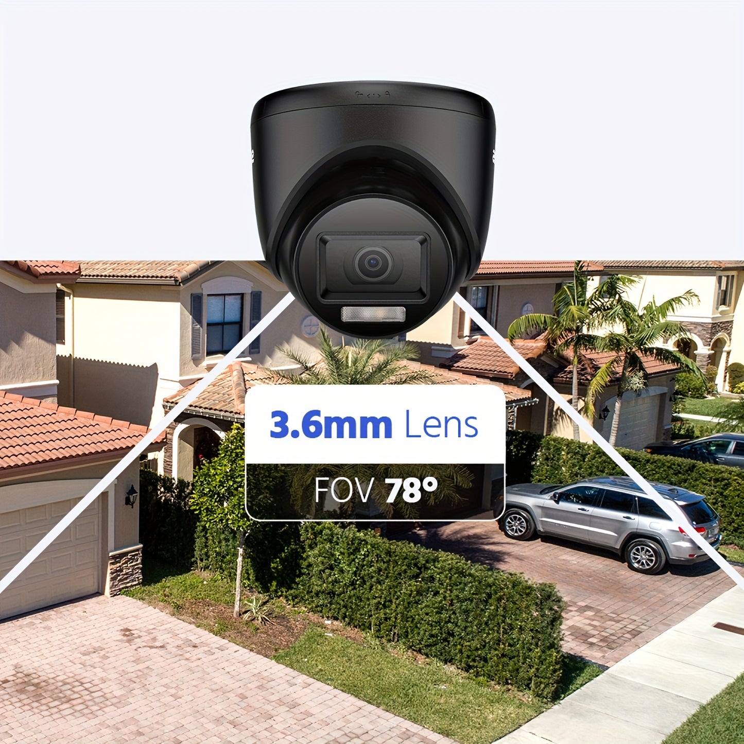 4K Beveiligingscamera – IP Camera – Bullet Camera – PoE Camera – Outdoor Camera – AI Mens- & Voertuigdetectie – 30 Meter Nachtzicht Volledige Kleur