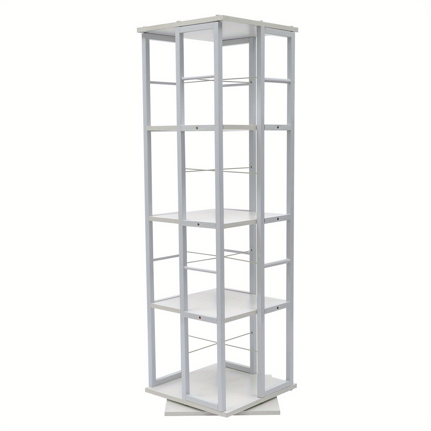 Boekenrek – Boekenkast – Vakkenkast – Boekenplank – Opbergrek – 4-laags – Wit – Hoogwaardig Hout – Draagvermogen 30 kg per plank