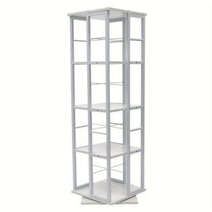 Boekenrek – Boekenkast – Vakkenkast – Boekenplank – Opbergrek – 4-laags – Wit – Hoogwaardig Hout – Draagvermogen 30 kg per plank