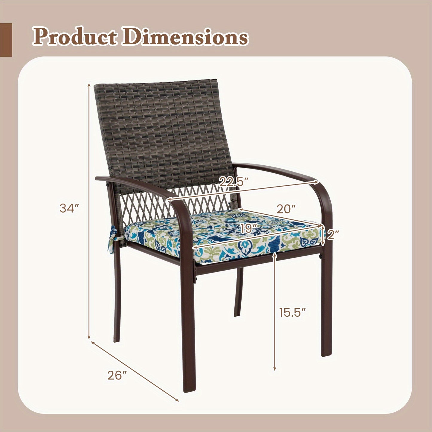 5-delige tuinset – tuinmeubelset – loungeset – terrasset – buitenmeubels – PE-rattan en metaal – vierkante tafel 80x80 cm met parasolgat