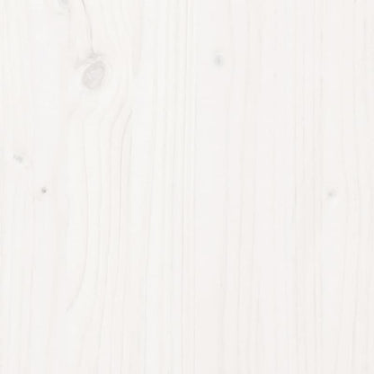 solid wood bed White 90x190cm Practical Removable