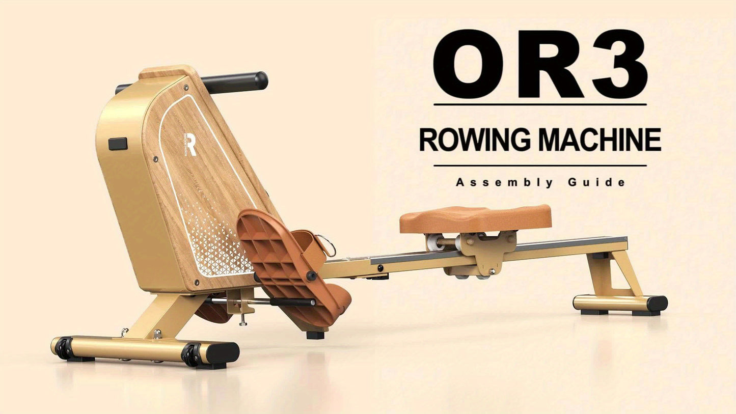 Roeitrainer – Roeimachine – Fitnessapparaat – Hometrainer – Workoutmachine – Magnetische Weerstand 16 Niveaus – Compact Verticaal Opvouwbaar – Grijs – 150 kg Draaggewicht – Draadloze Monitor
