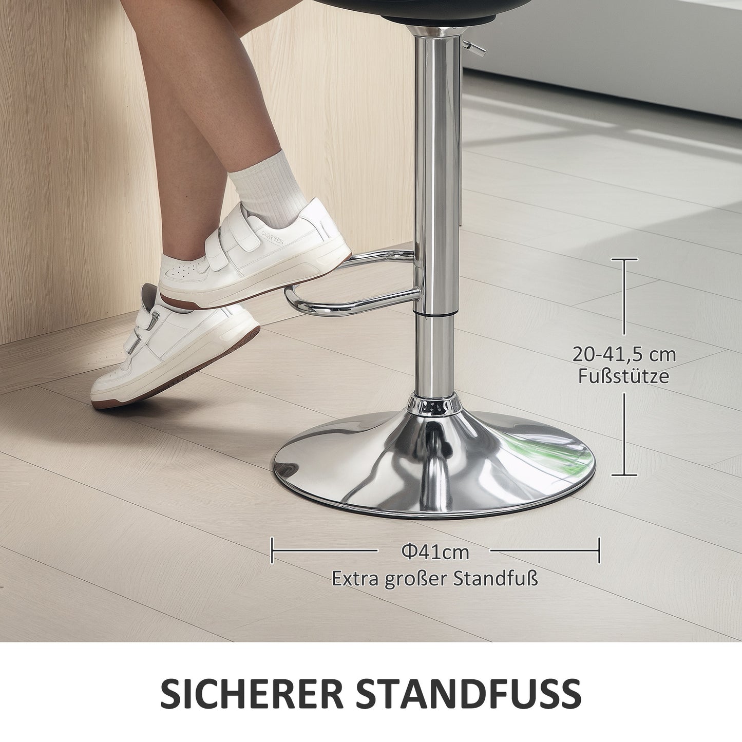 Barstoel – Barkruk – Keukenstoel – Barstoel Met Rugleuning – Verstelbare Zithoogte – Draaibaar – Zwart Kunstleer – Max 120 Kg Draagvermogen – Set Van 2