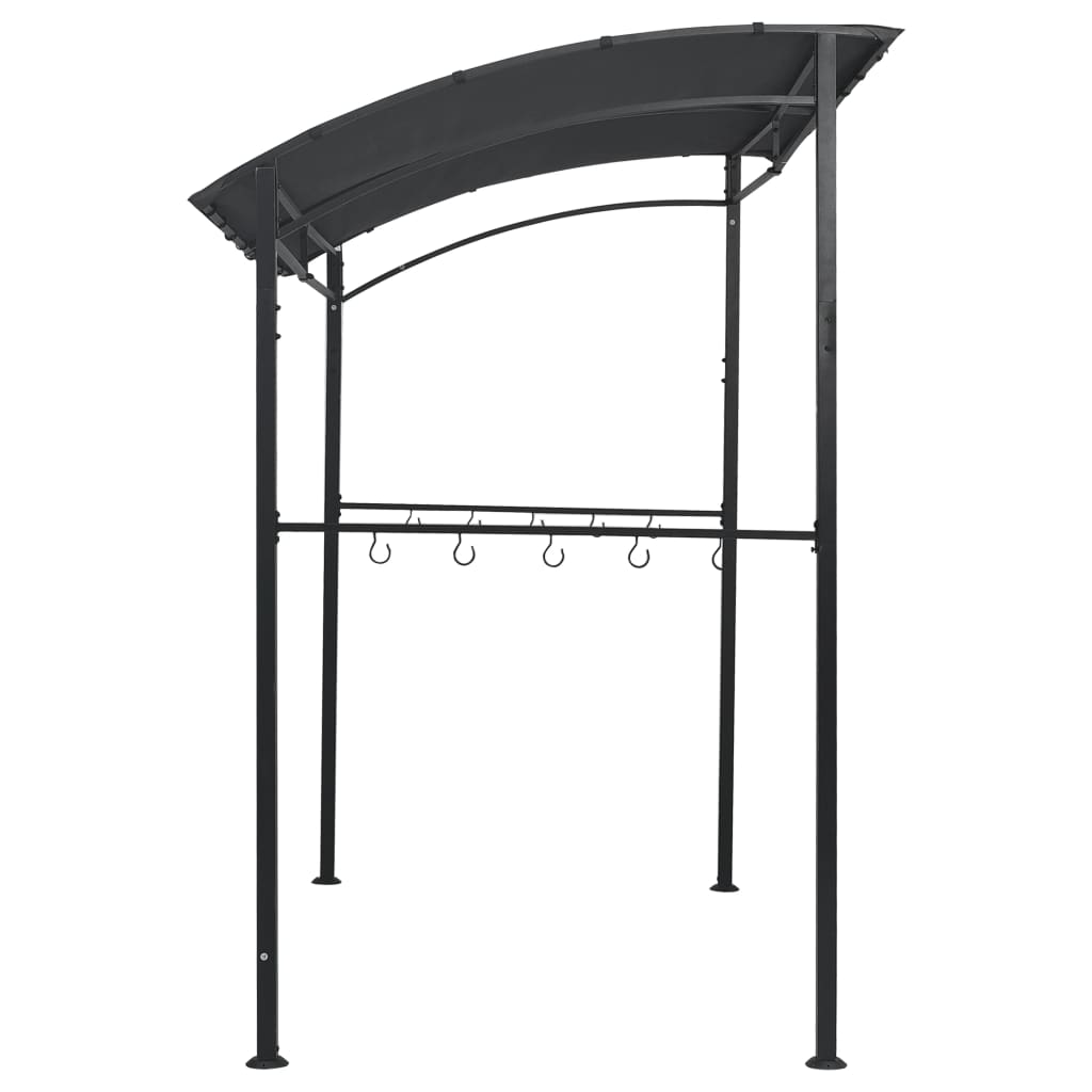 Barbecue Paviljoen – Barbecue Tent – Barbecue Overkapping – Barbecue Schaduwdoek – Barbecue Shelter – Stevig Stalen Frame – Weerbestendig Dak Antraciet