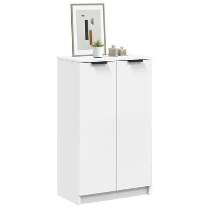 Schoenenkast – Schoenrek – Schoenenopberger – Opbergkast Schoenen – Schoenenkast Wit – Modern Houten Design – Ruime Opbergruimte 59x35x100cm