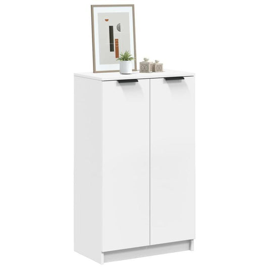 Schoenenkast – Schoenrek – Schoenenopberger – Opbergkast Schoenen – Schoenenkast Wit – Modern Houten Design – Ruime Opbergruimte 59x35x100cm