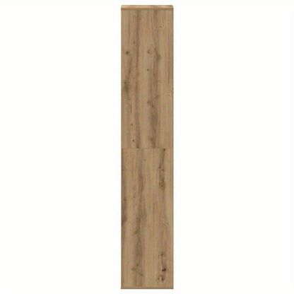 Schoenenkast – Schoenenmeubel – Schoenenrek – Schoenenopberger – Schoenenkastje – Massief Hout – Veelzijdige Compartimenten – Klassiek Design – 54x34x183 cm – Duurzaam Metalen Details