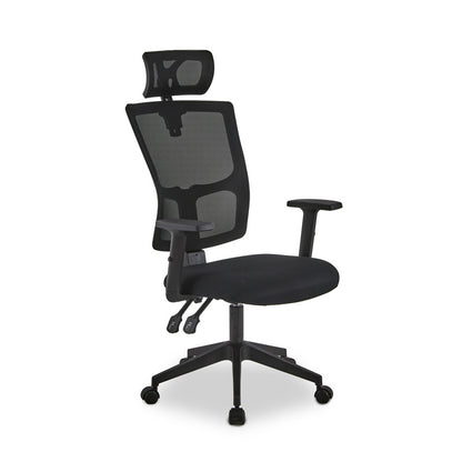 Bureaustoel – Ergonomische Stoel – Office Chair – Gamingstoel – Draaistoel – Verstelbare Hoofdsteun – Mesh Rugleuning