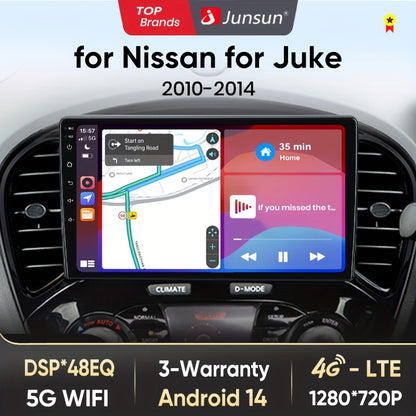 Multimedia Speler Nissan Juke – Autoradio – 2-DIN Headunit – Touchscreen Systeem – GPS Navigatie – 9 Inch IPS Scherm – 4G Connectiviteit – Draadloze CarPlay & Android Auto