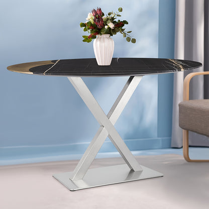 Tafelpoot – Tafelpootstandaard – X-poot – Verstelbare Tafelpoten – Industriële Tafelpoten – RVS 201 Staal – Belastbaar Tot 440 Kg – Hoogte 72 cm