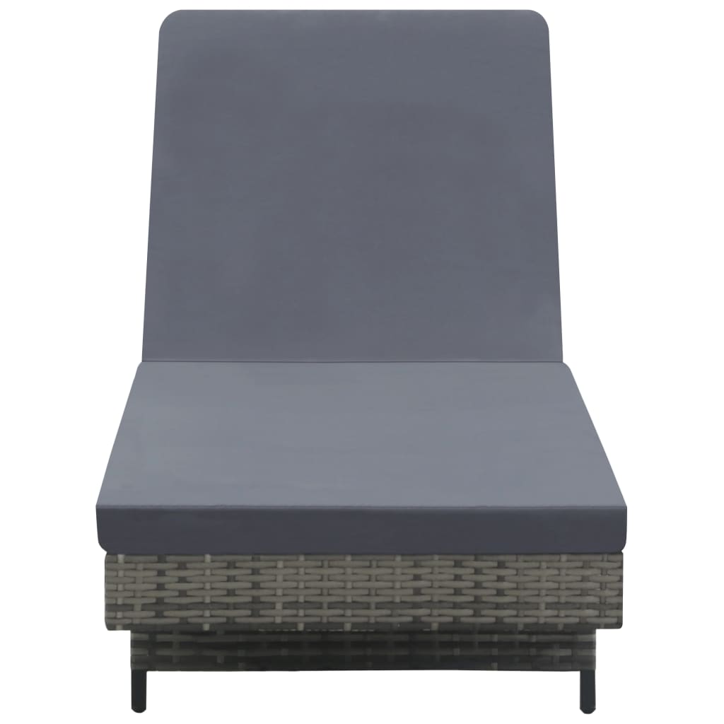 Ligstoel – Loungestoel – Rattan Stoel – Tuinstoel – Poly Rattan – Verstelbare Rugleuning – Weerbestendig Frame