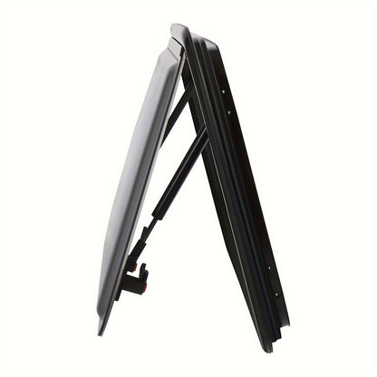 Caravanraam – Camperraam – Klepraam – Schuifraam – Vaste Raam – Aluminiumlegering & Acryl – 700x400 mm – Insectenbescherming en Zwarte Zonwering